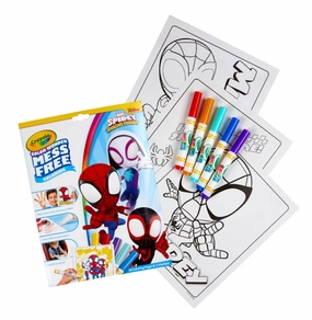 Crayola Colour Wonder Spidey & Amazing Friends Colouring Book Ages 3 