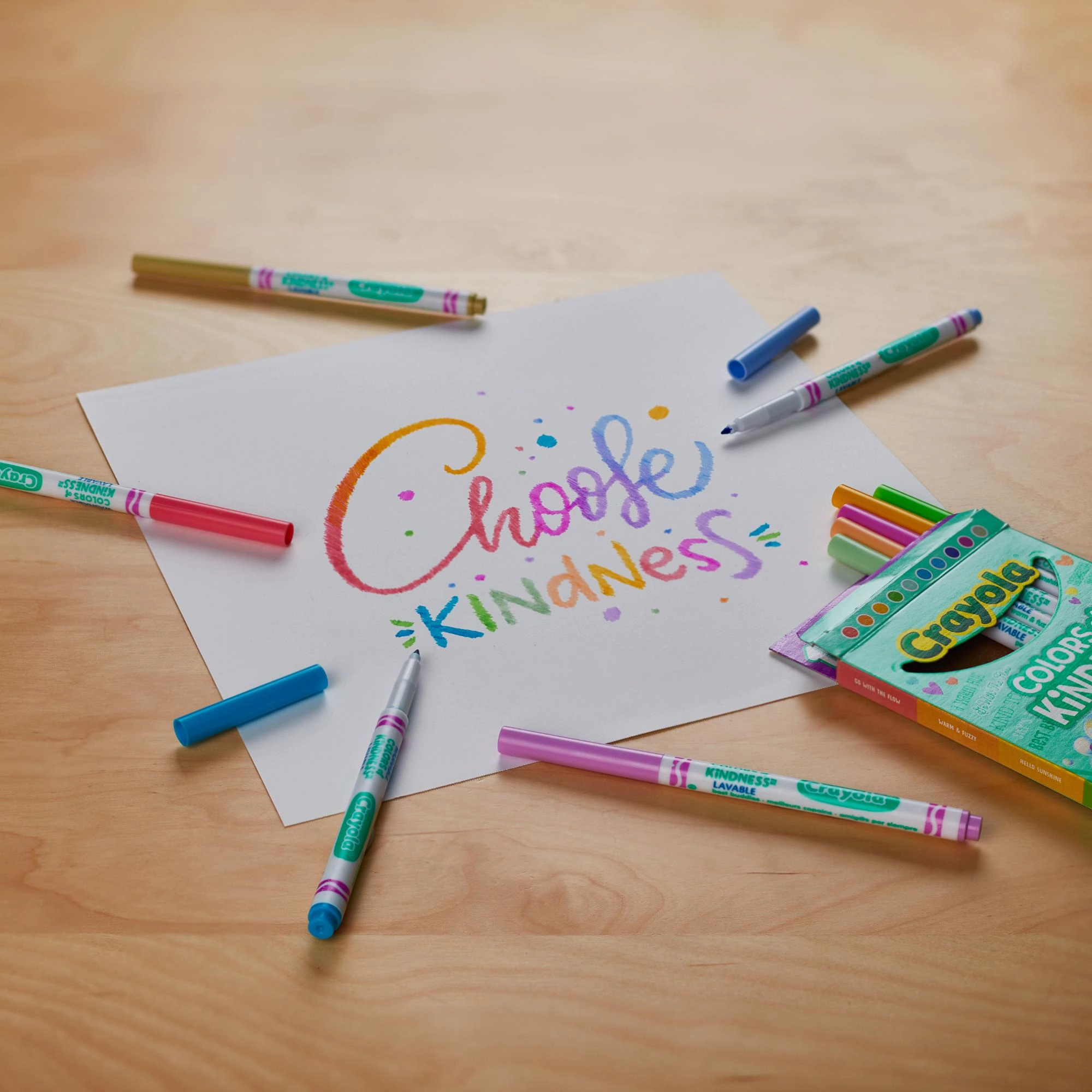 Crayola Colours Of Kindness Fineline Washable Markers 10 Pack