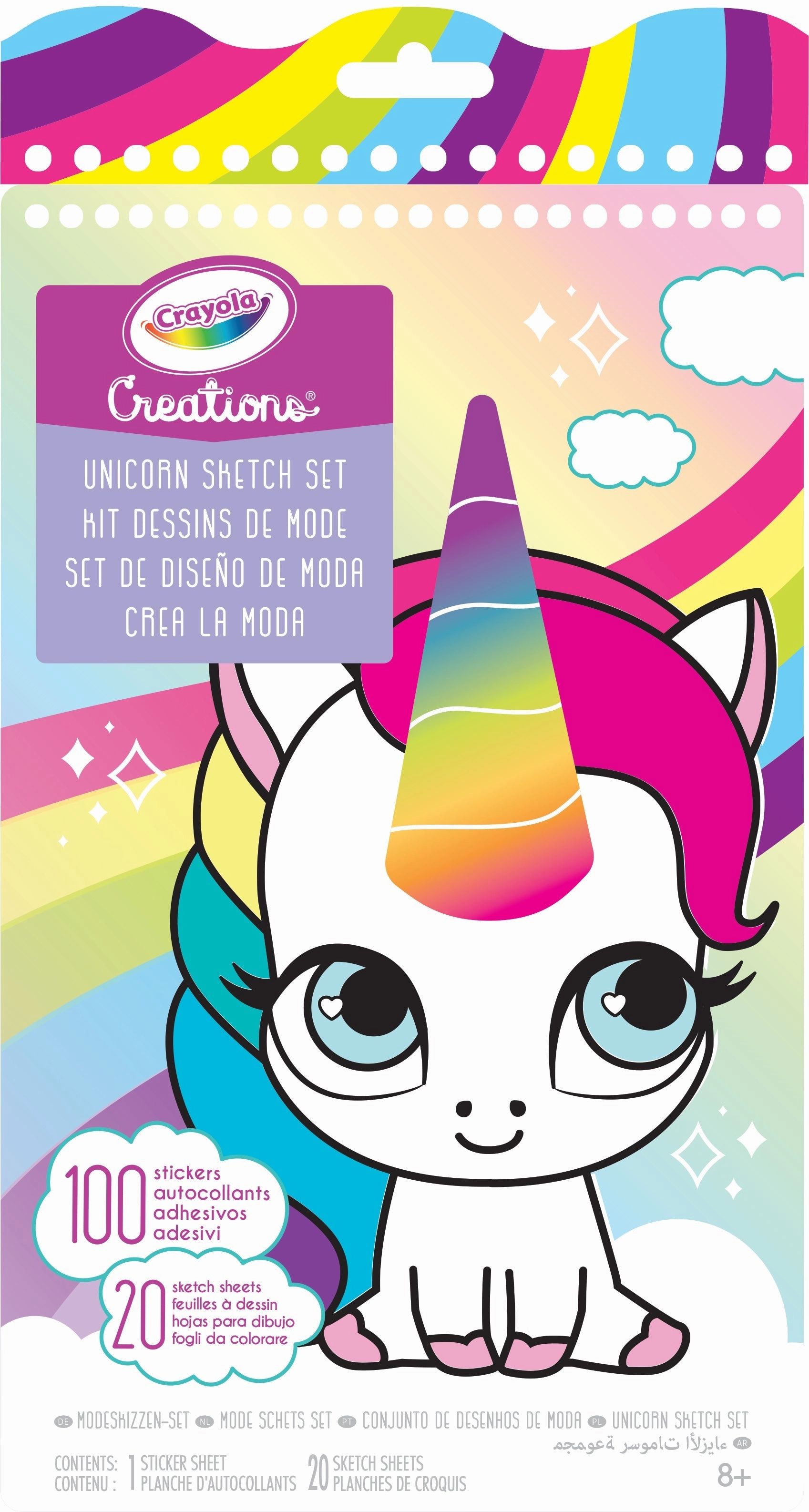Crayola Creations Unicorn Sketch Set