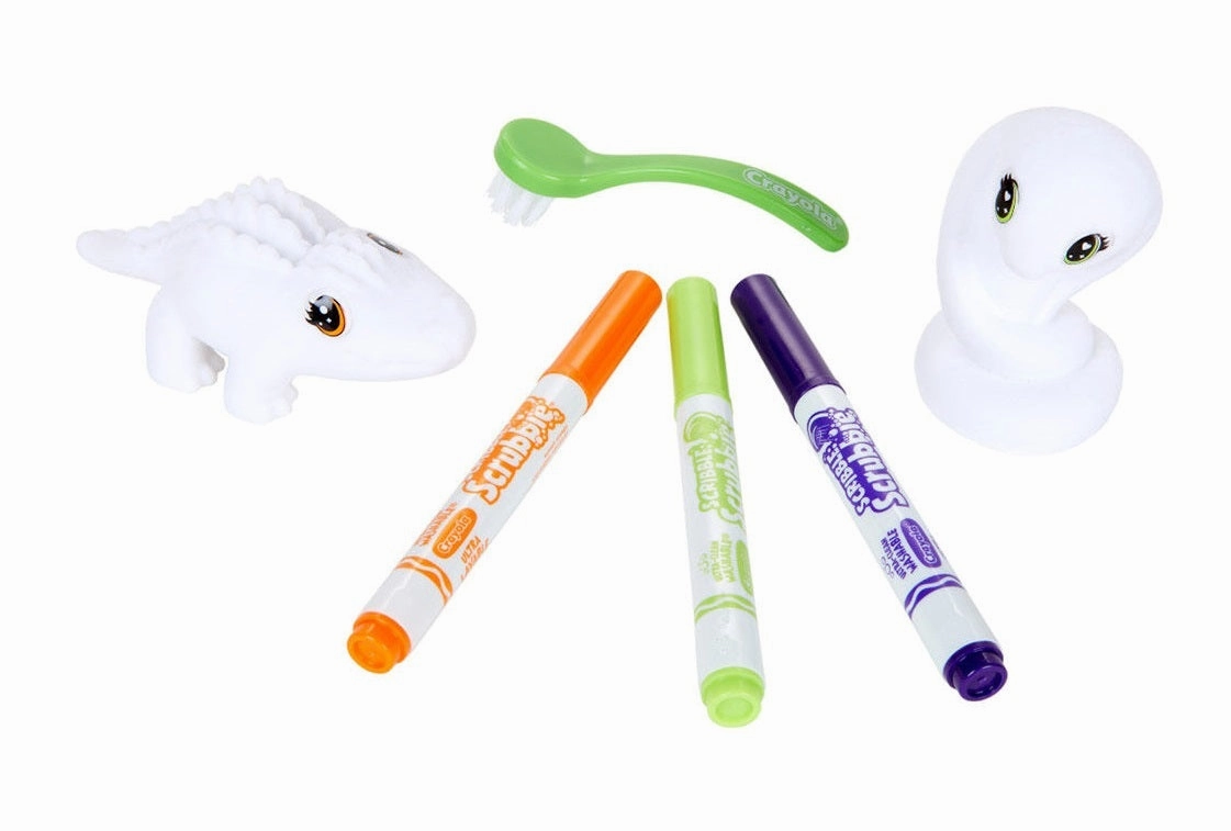 CRAYOLA SCRIBBLE SCRUBBIE SAFARI PETS CROCODILE & SNAKE