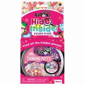 Crazy Aaron's Hide Inside Flower Finds Thinking Putty for Age 3 and Up