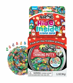 Crazy Aaron's Hide Inside Gnome Home Thinking Putty for Ages 3 and Up