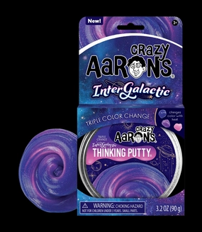 Crazy Aaron's Hypercolour Intergalactic Thinking Putty for Ages 3 & Up