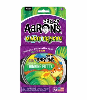 Crazy Aaron's Hypercolour Magic Dragon Thinking Putty for Age 3 and Up