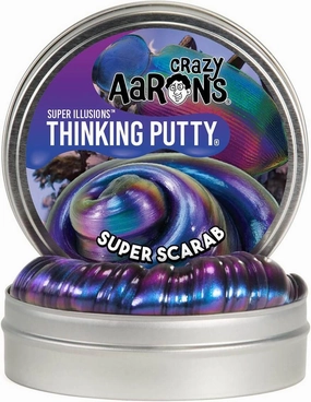 Crazy Aaron's Hypercolour Super Scarab Thinking Putty for Ages 3 & Up
