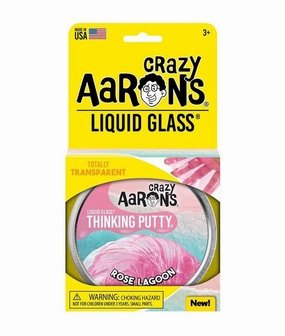 Crazy AAron's Liquid Glass Thinking Putty Rose Lagoon