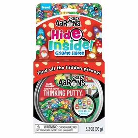 Crazy Aaron's Thinking Putty 4 Inch Hide Inside! Gnome Home
