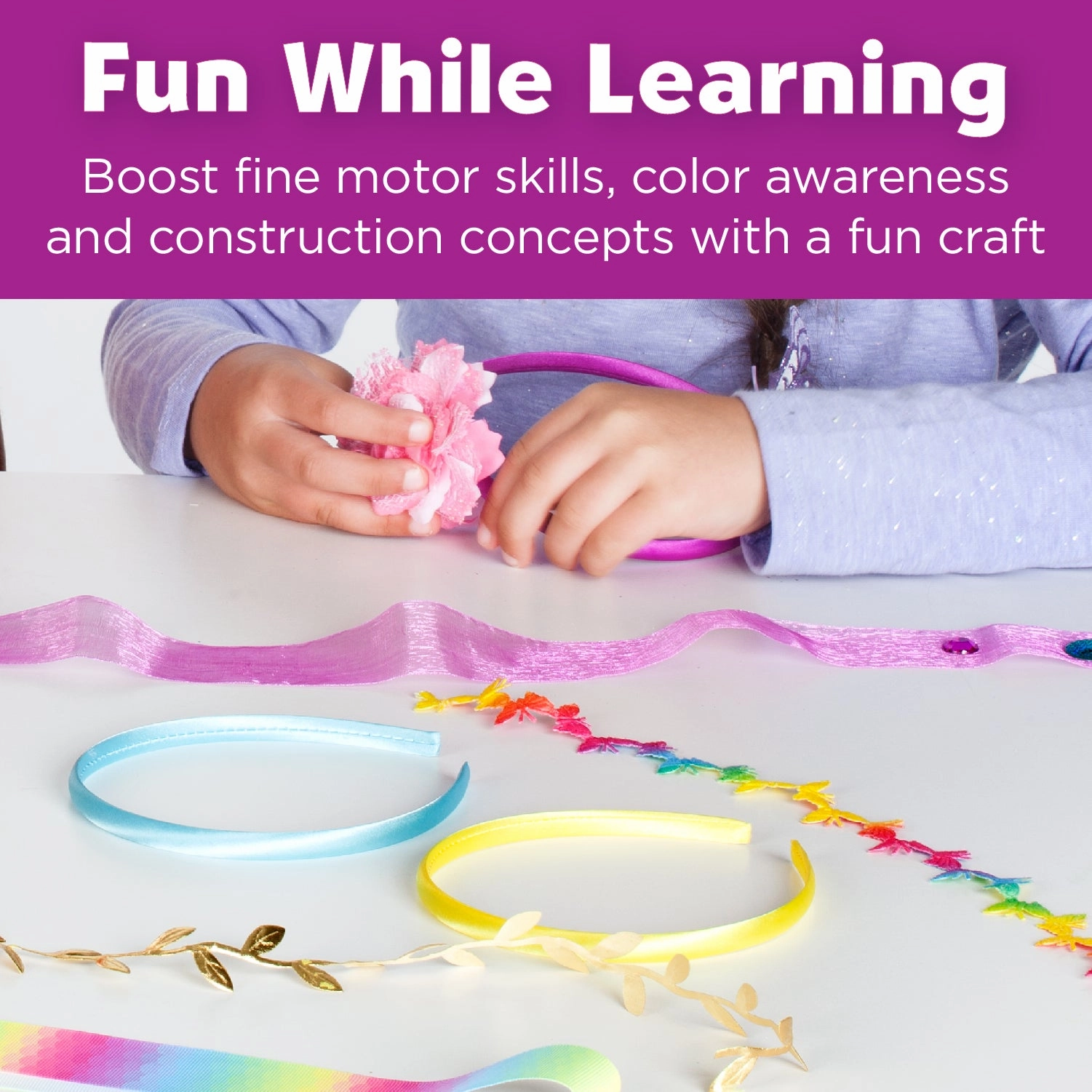 Creativity for Kids - Fashion Headbands Craft Kit - Create 10 Unique Headbands