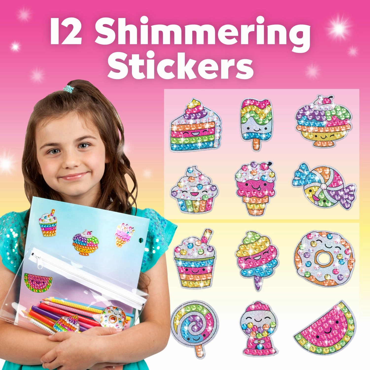 Creativity for Kids Big Gem Diamond Painting Kit - Sweet Treats Edition