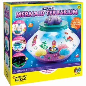 Creativity for Kids Crystal Mermaid Terrarium - Grow Your Own Crystals
