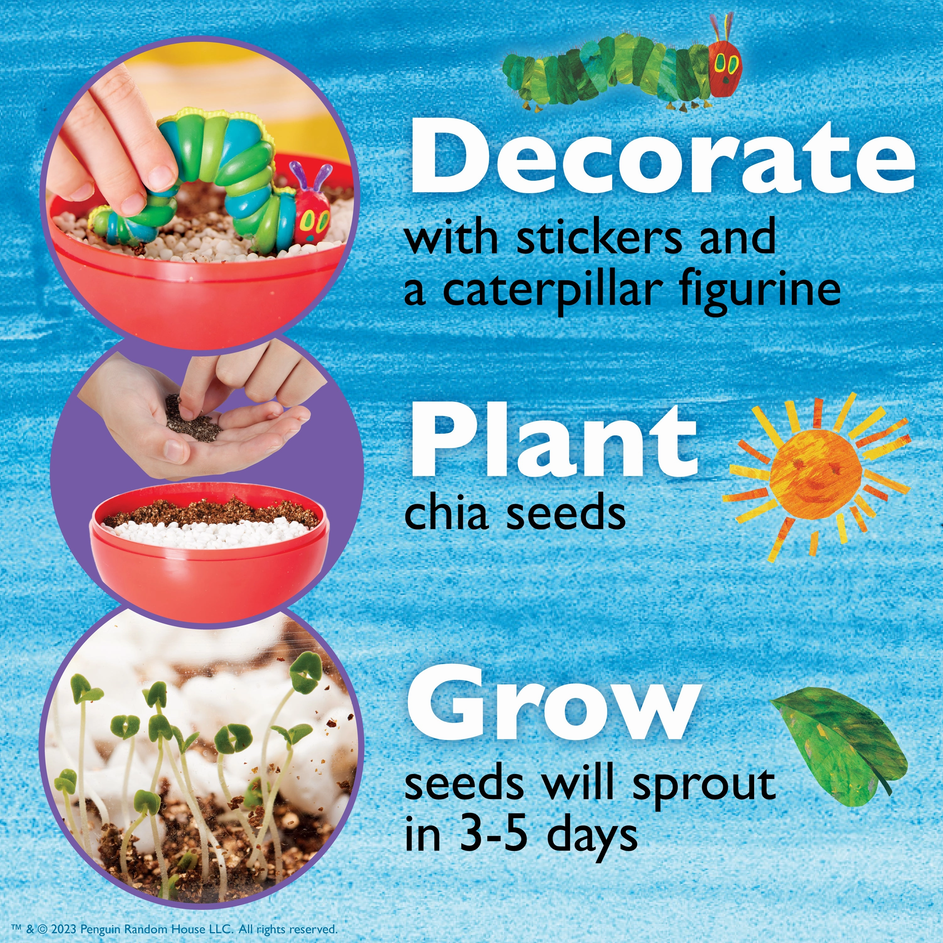 Creativity for Kids The Very Hungry Caterpillar Ready to Grow Garden Kit
