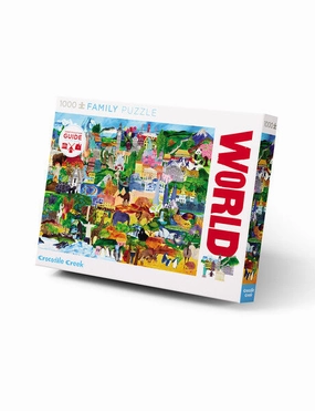 Croc Creek 1000 Piece World Collage