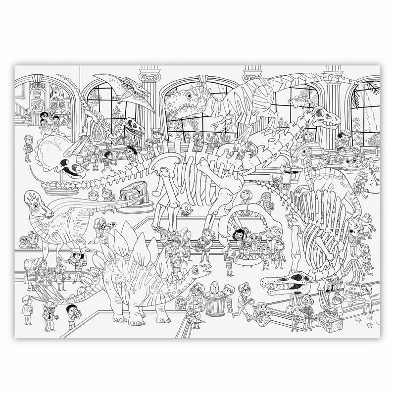 Croc Creek Creativity - Giant Colouring Poster: Dino