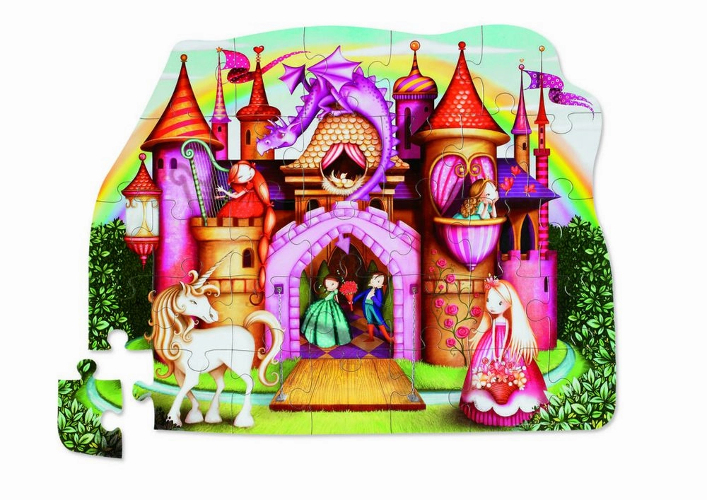 Crocodile Creek 36 Piece Floor Puzzle Princess Palace