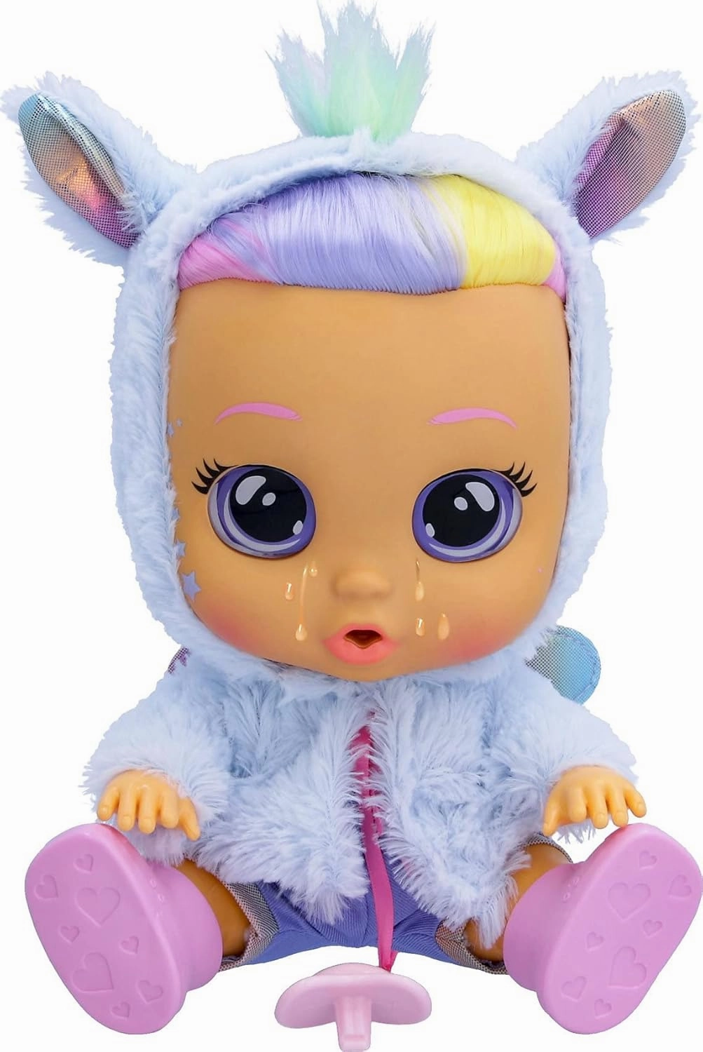 Cry Babies 12'' Dressy Jenna Doll With Tears And Sounds Feature For Baby and Toddlers Ages 18 Months and Up