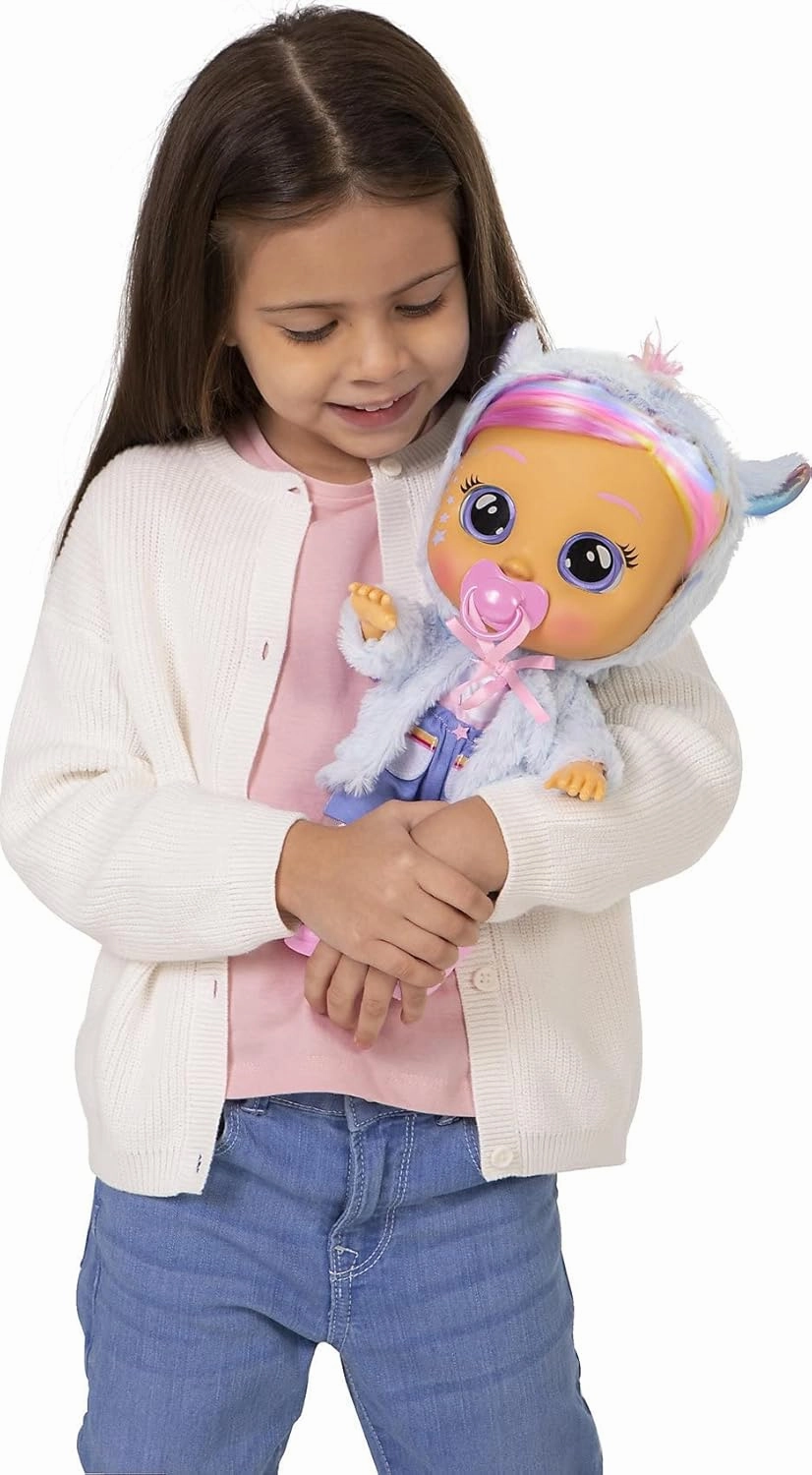 Cry Babies 12'' Dressy Jenna Doll With Tears And Sounds Feature For Baby and Toddlers Ages 18 Months and Up