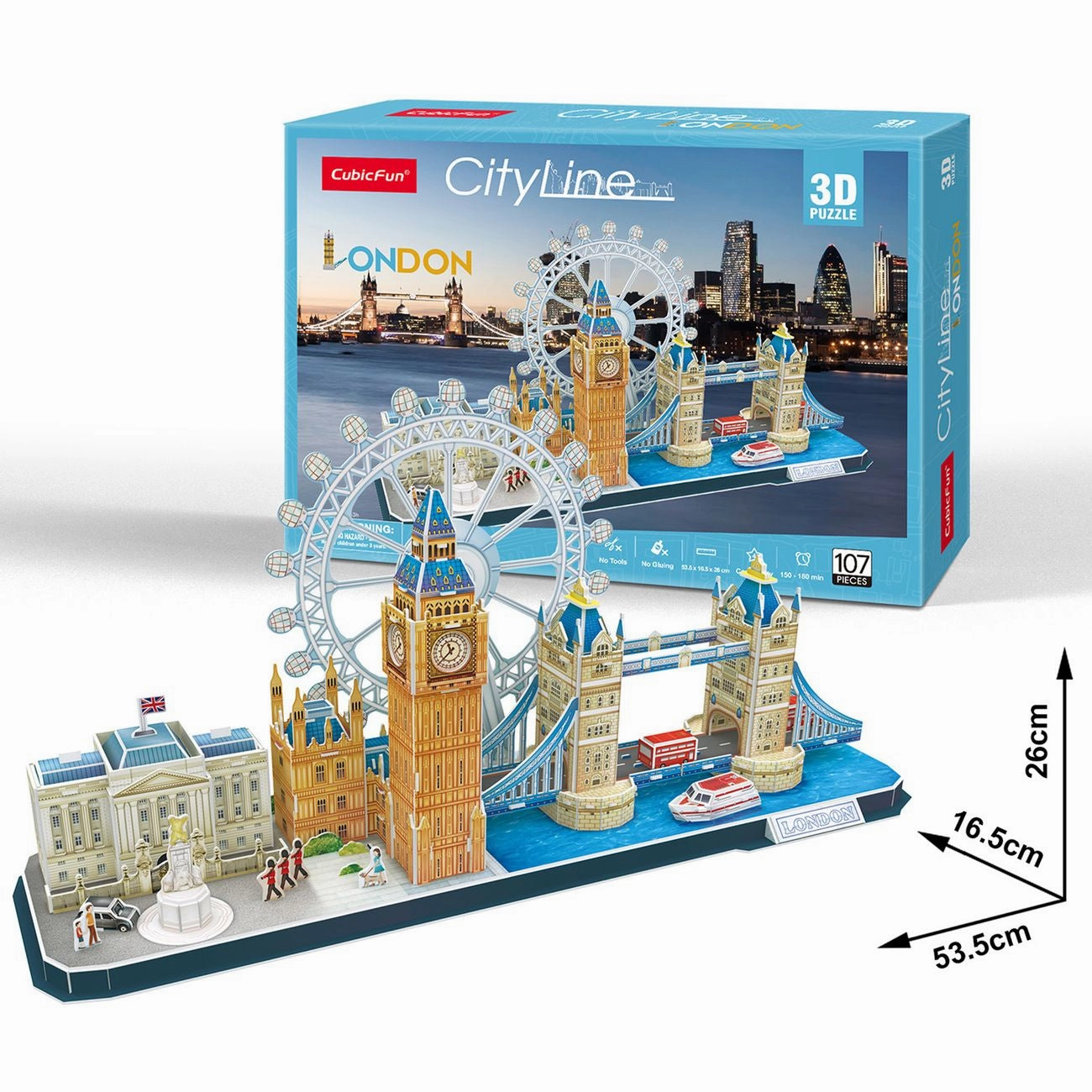 Cubic Fun City Line 3D Puzzle London