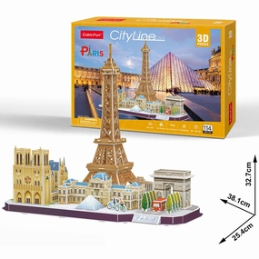 Cubic Fun City Line 3D Puzzle Paris