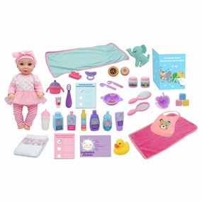 Cuddle Kids 15-inch - Pink Tutu Love N' Feed Playset
