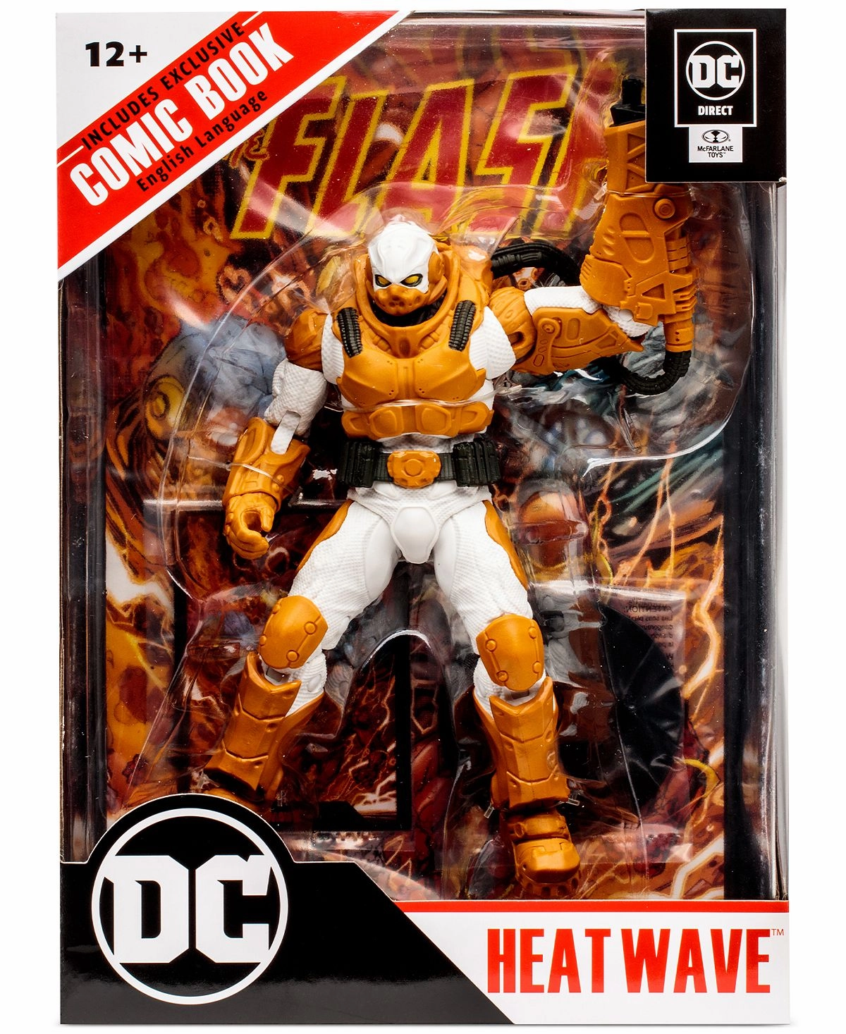 DC Direct Heat Wave 7-Inch Action Figure with Collectible Comic and Art Card