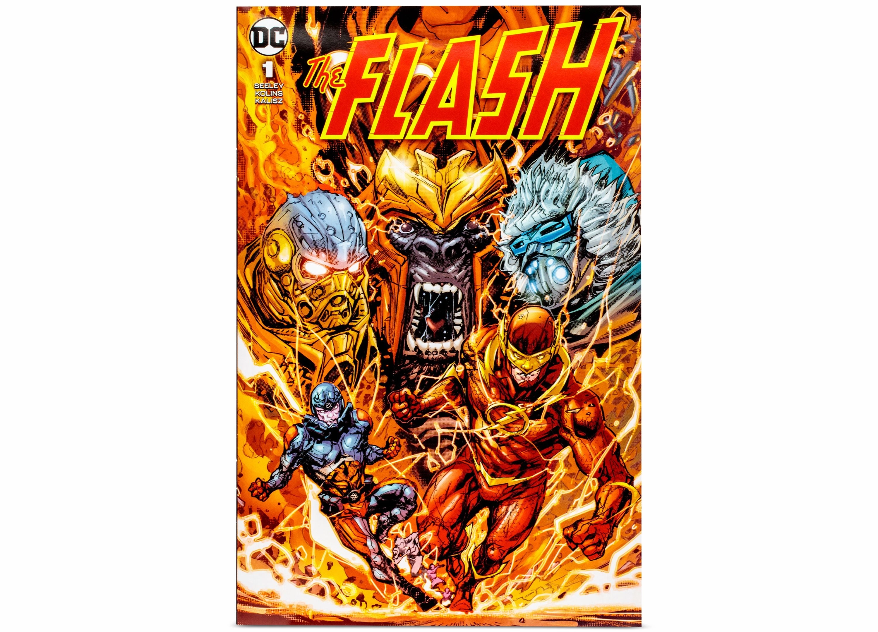 DC Direct Heat Wave 7-Inch Action Figure with Collectible Comic and Art Card