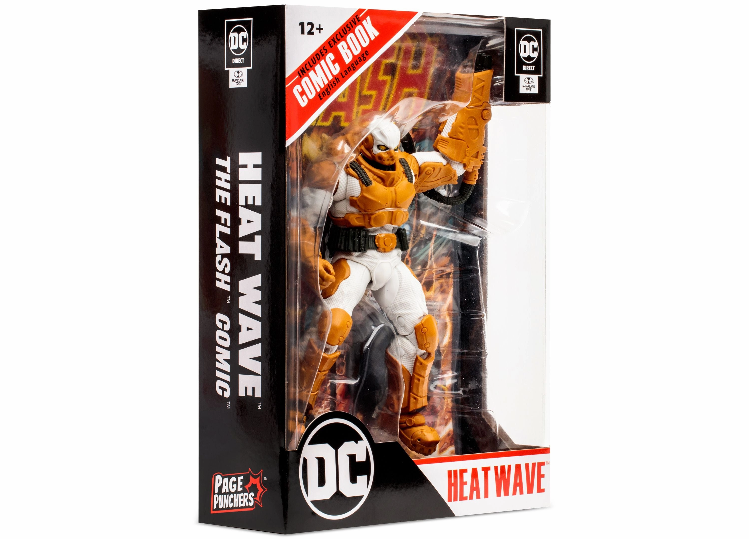 DC Direct Heat Wave 7-Inch Action Figure with Collectible Comic and Art Card