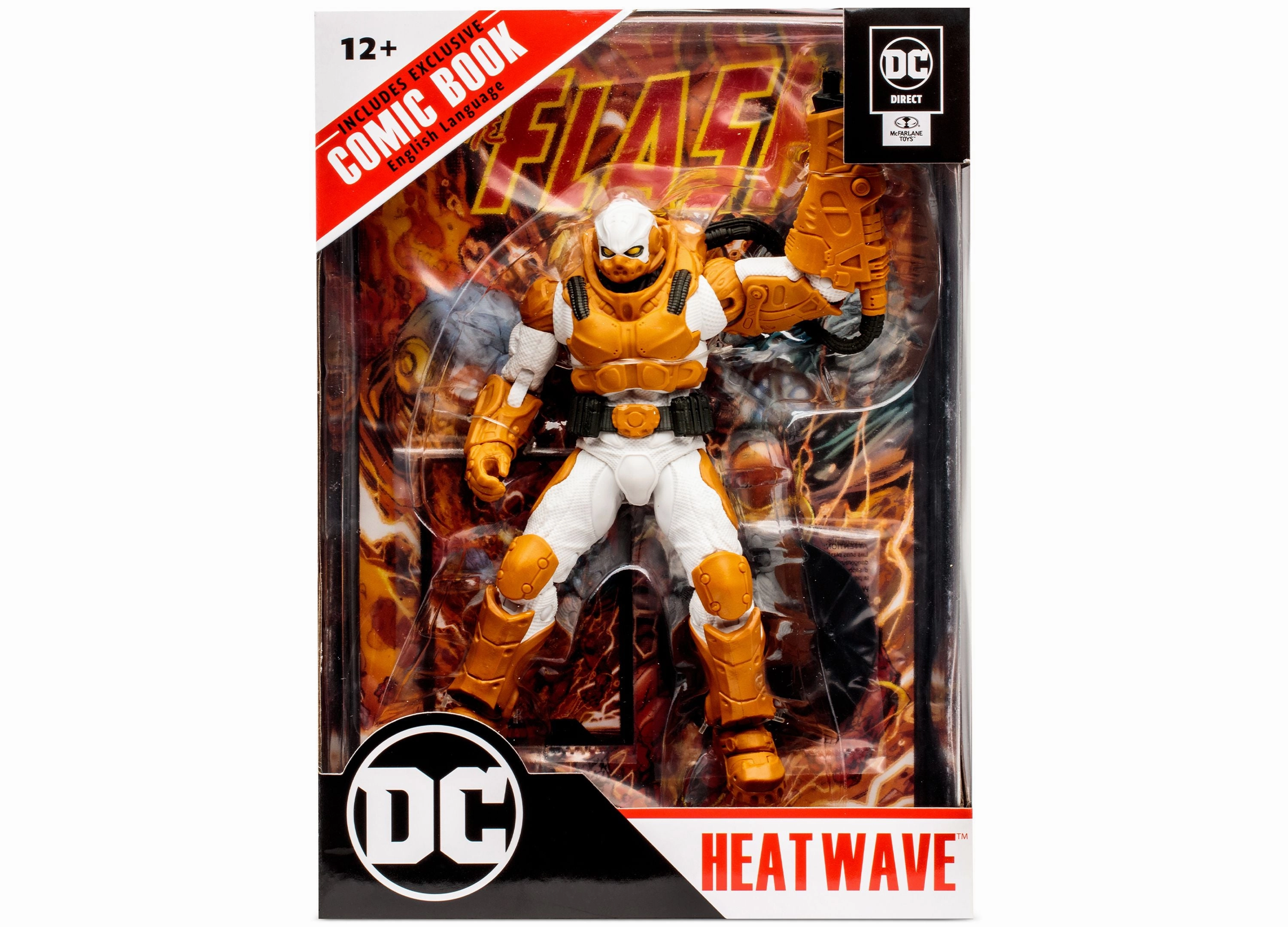 DC Direct Heat Wave 7-Inch Action Figure with Collectible Comic and Art Card