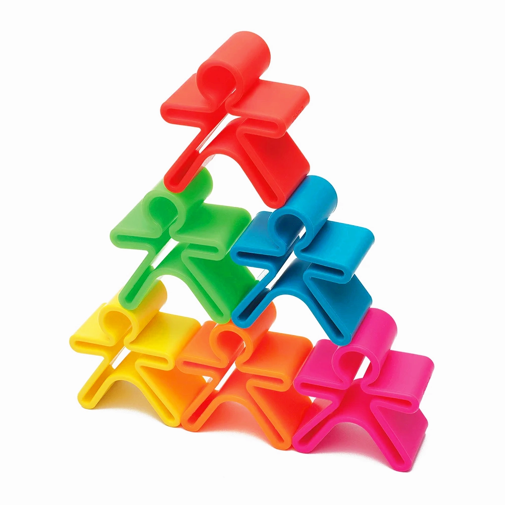 Dena 6 Kids   6 Houses Neon - 12pcs