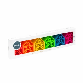 Dena 6 Kids   6 Houses Neon - 12pcs