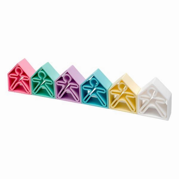 Dena 6 Kids   6 Houses Pastel - 12pcs