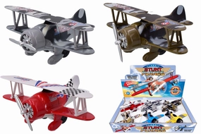 Die-Cast Classic Wing Plane Model Toy (Assorted Colours)