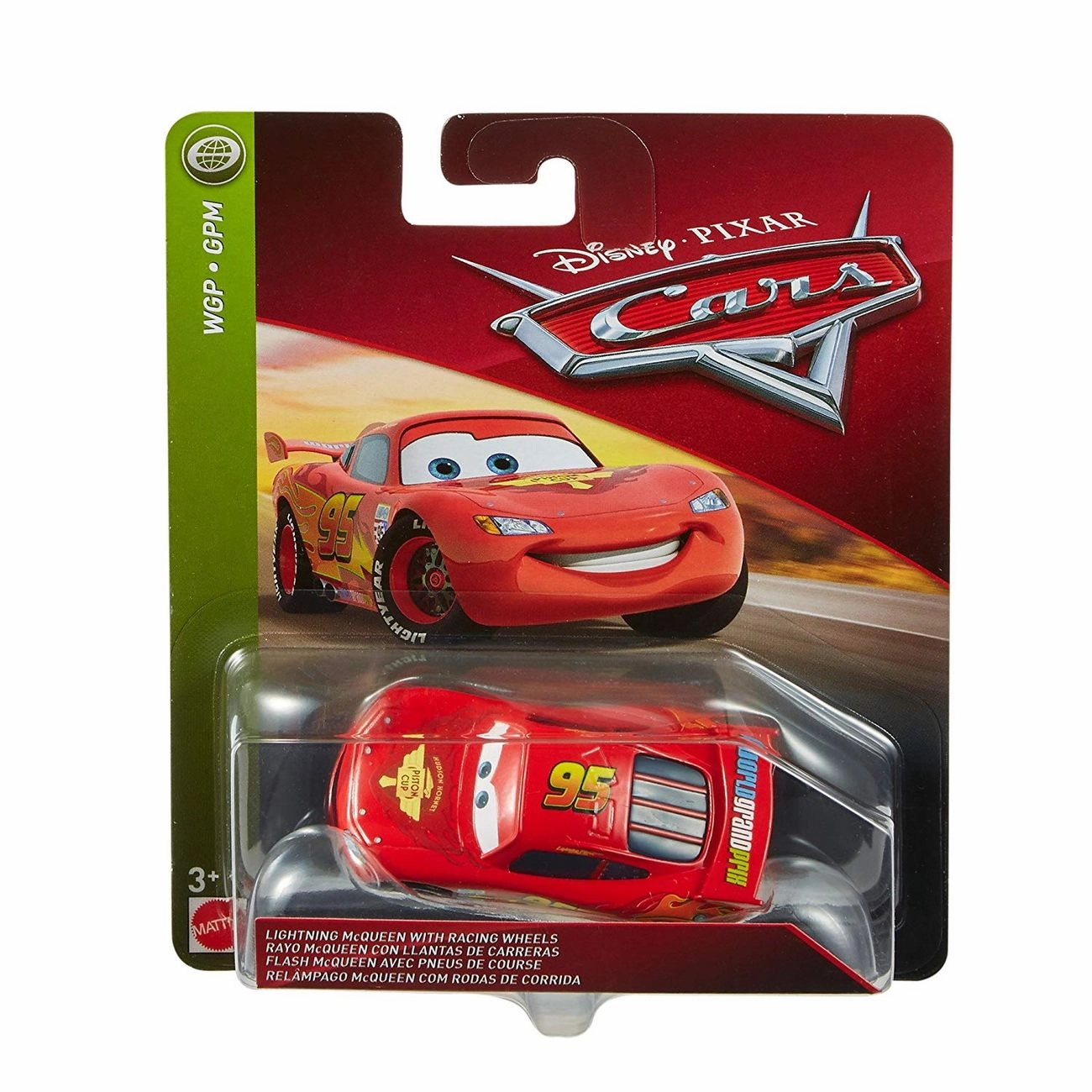 Disney Cars Character Car Lightning Mcqueen With Racing Wheels