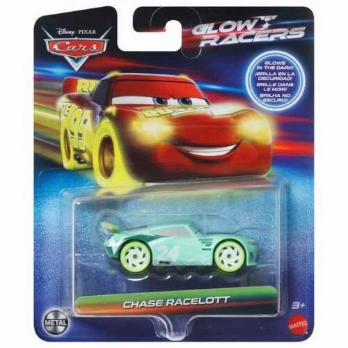 Disney Cars Diecast Glow Racers - Chase Racelott