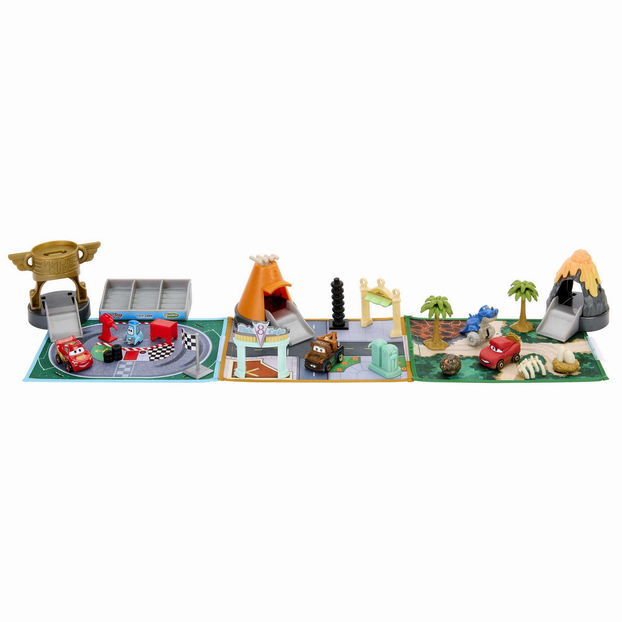 Disney Cars Minis On-The-Go Playsets Piston Cup Race
