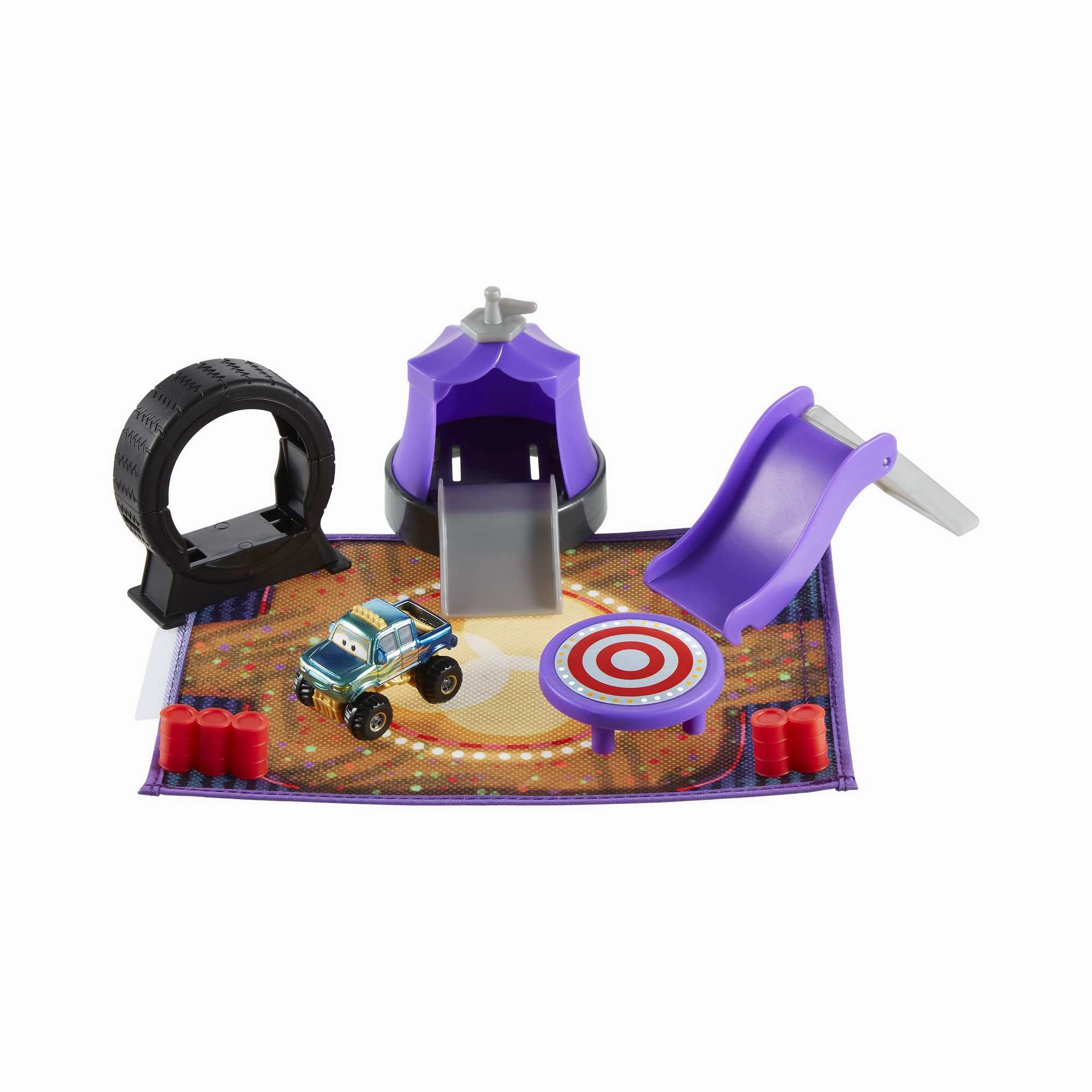 Disney Cars Minis On-The-Go Playsets Stunt CiRCus Playset