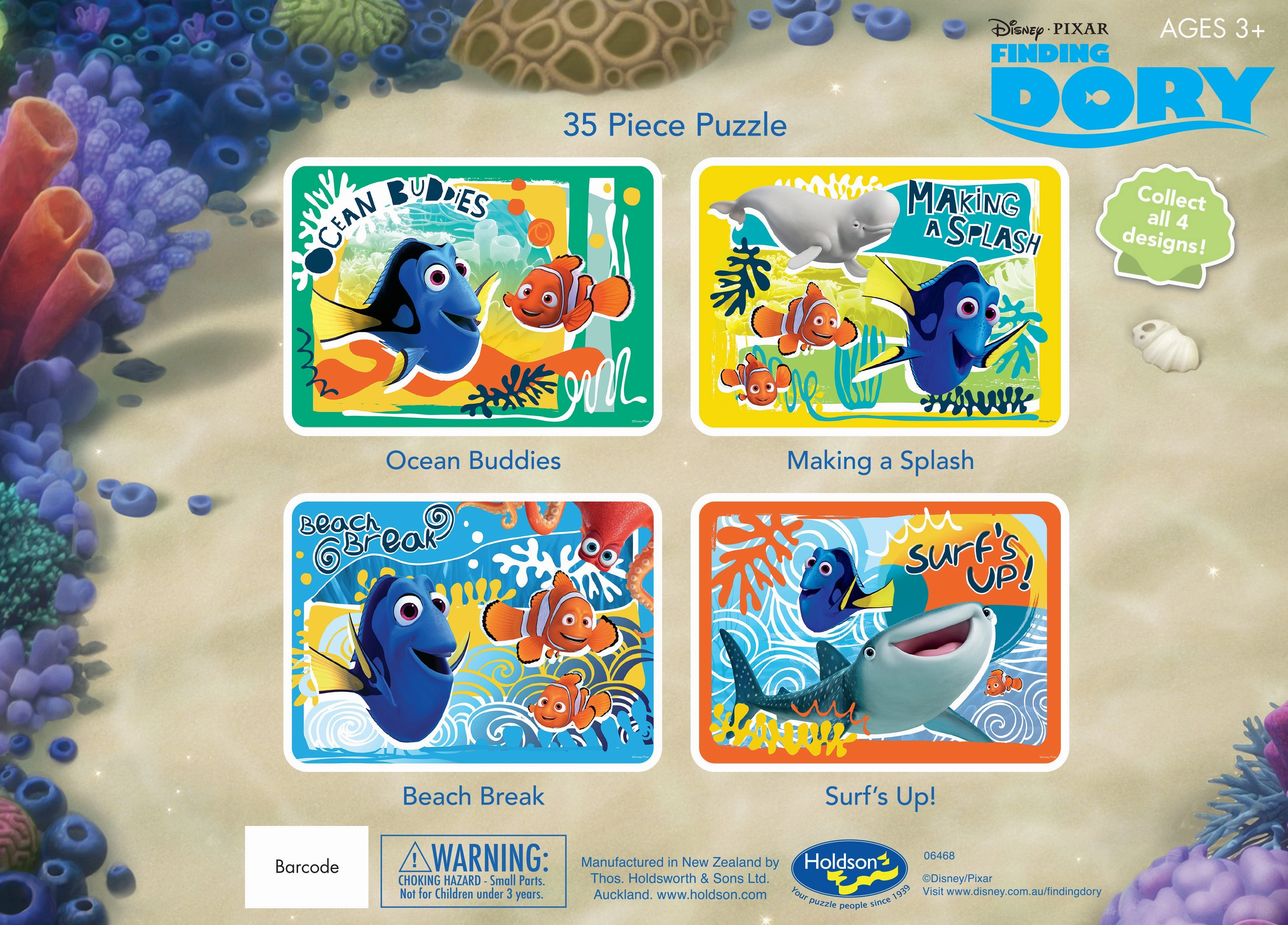 Disney Finding Dory 35 Piece Frame Tray Puzzle Assorted Styles