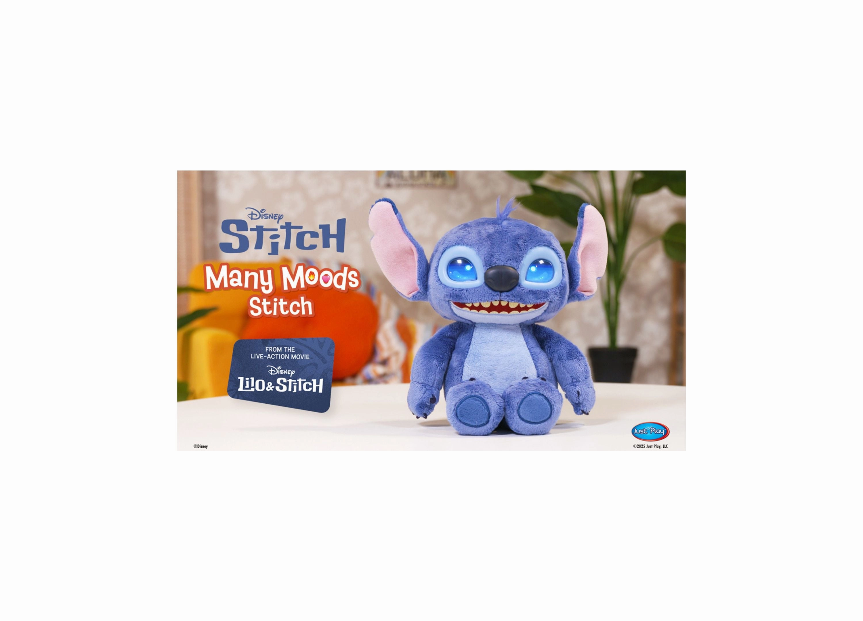 Disney Lilo & Stitch 13.5 inch Interactive Stitch Plush Toy