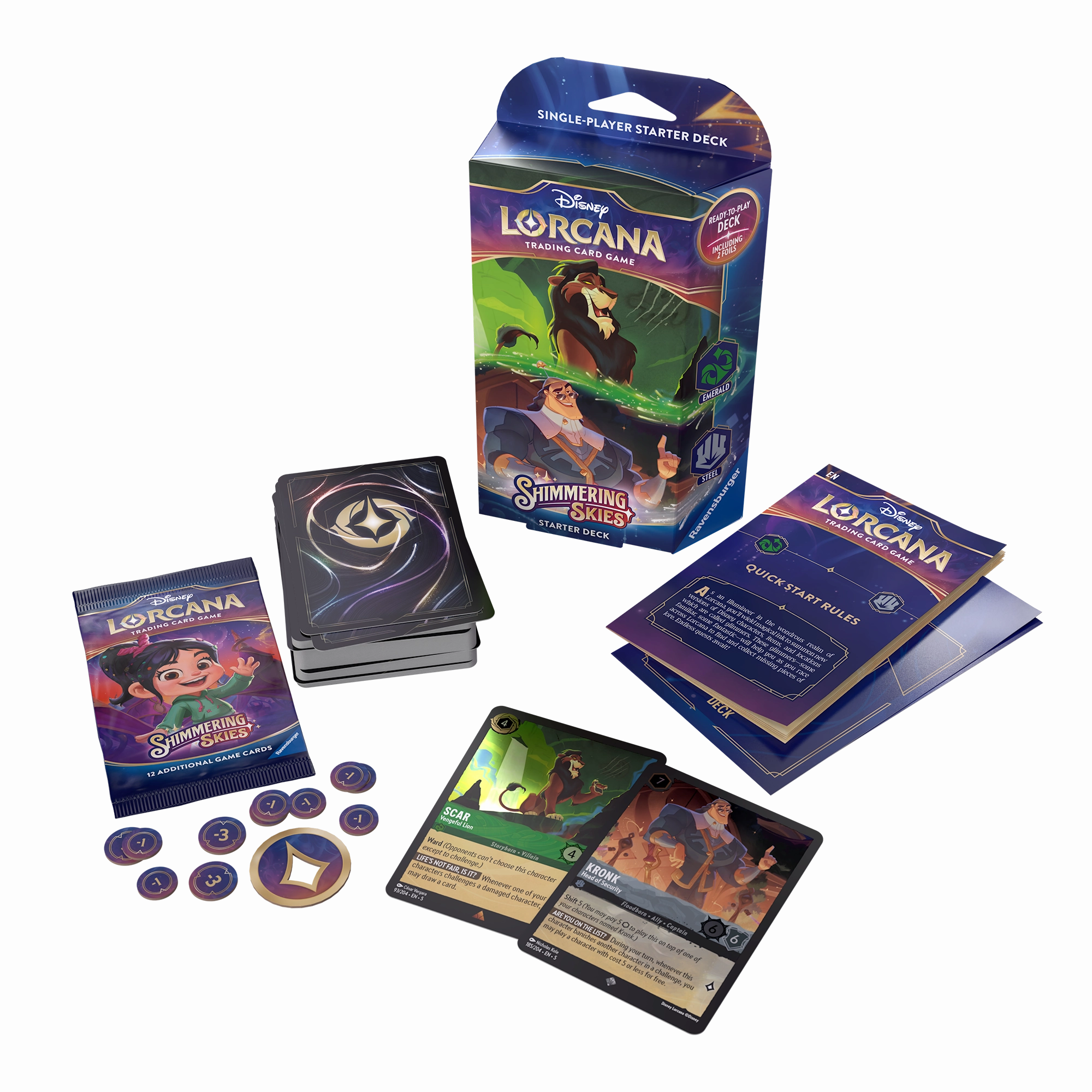 Disney Lorcana Series 5 Shimmering Skies Starter Deck Assortment