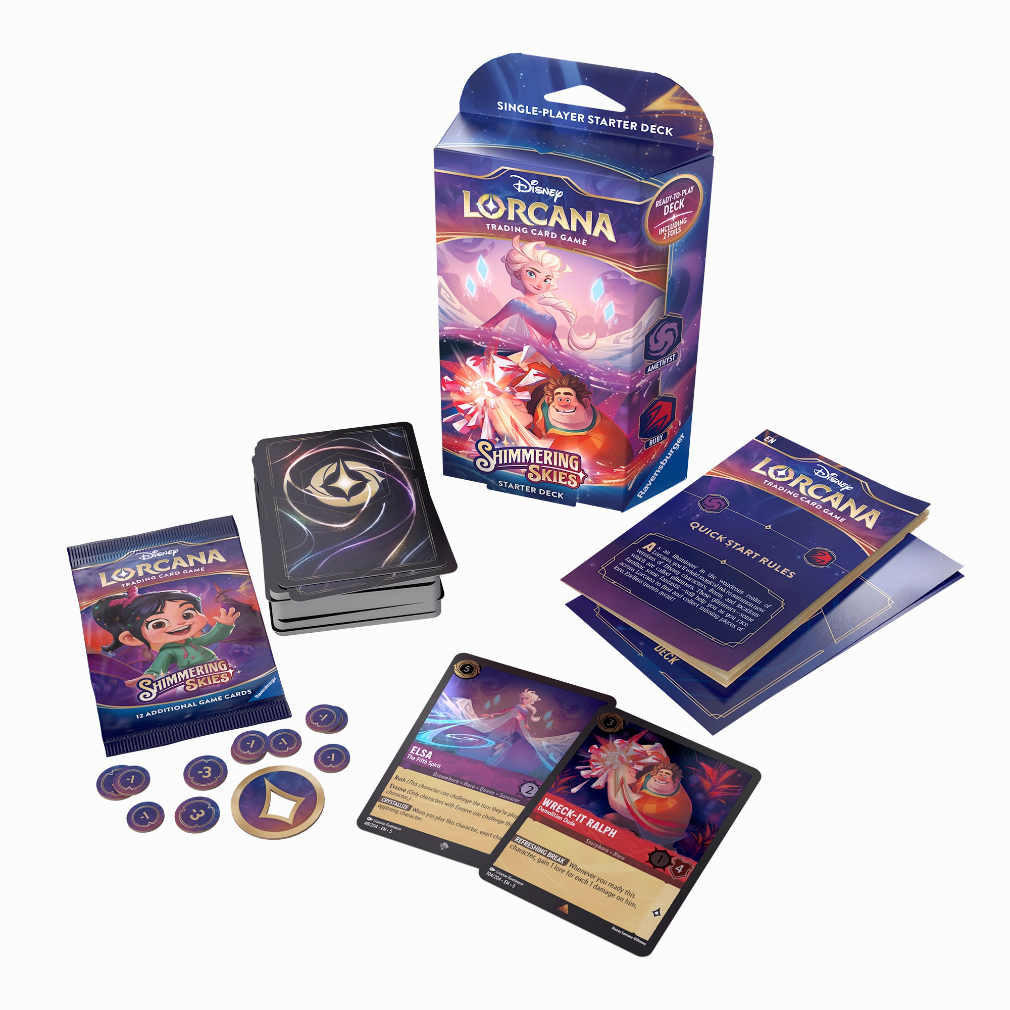 Disney Lorcana Series 5 Shimmering Skies Starter Deck Assortment