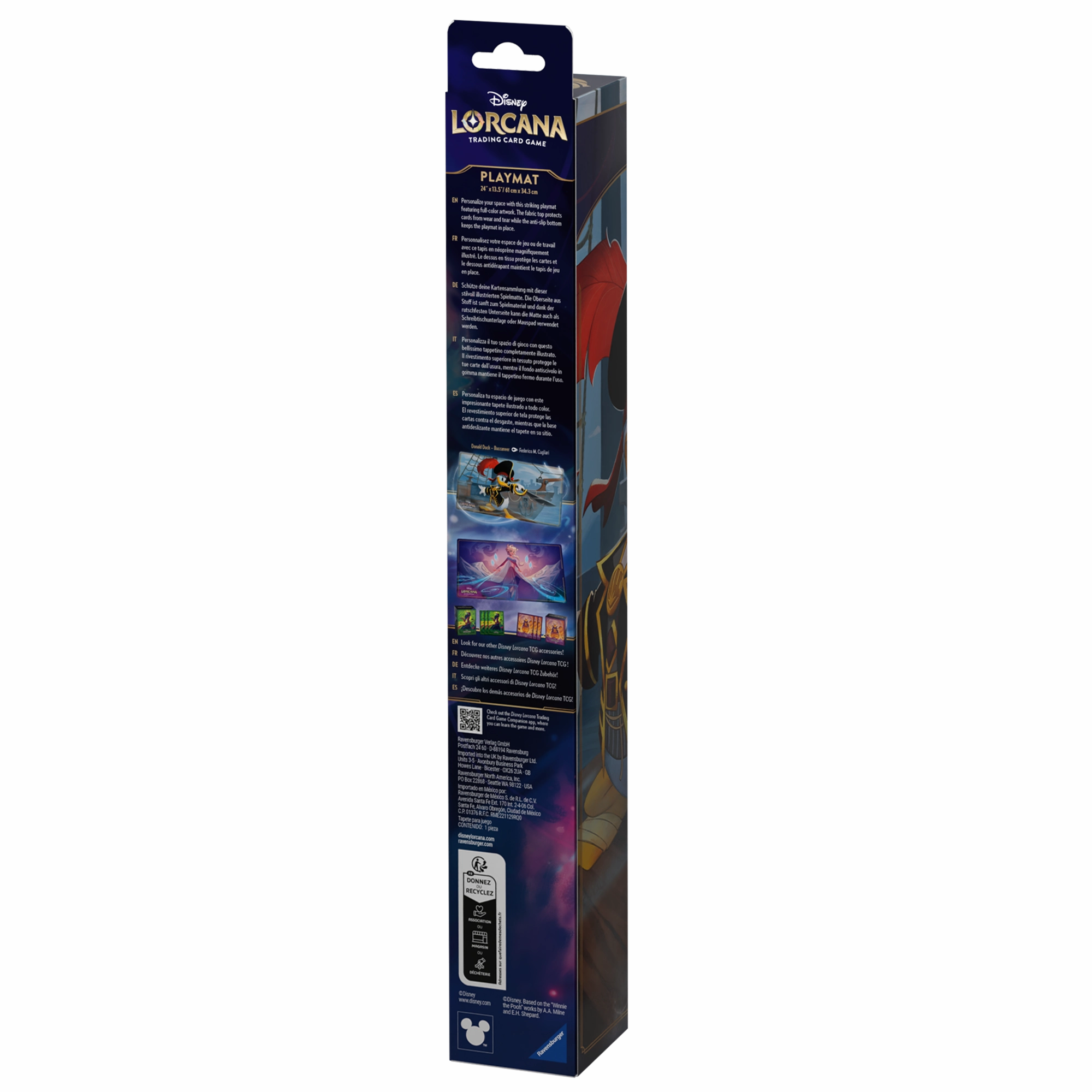Disney Lorcana Series 6 Azurite Sea Playmat: Donald Duck - Buccaneer