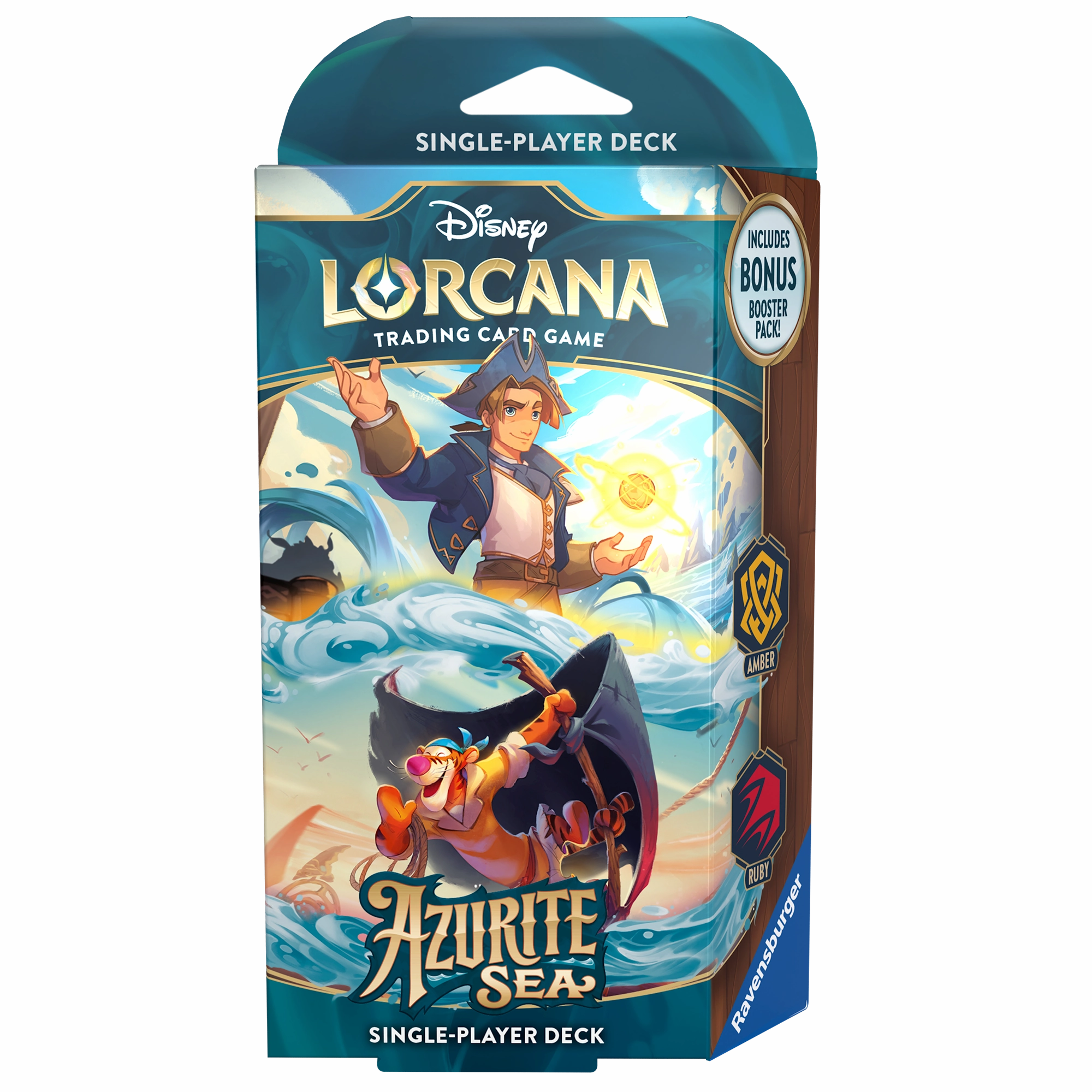 Disney Lorcana Series 6 Azurite Sea Single-Player Deck: Amber & Ruby