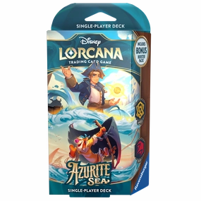 Disney Lorcana Series 6 Azurite Sea Single-Player Deck: Amber & Ruby