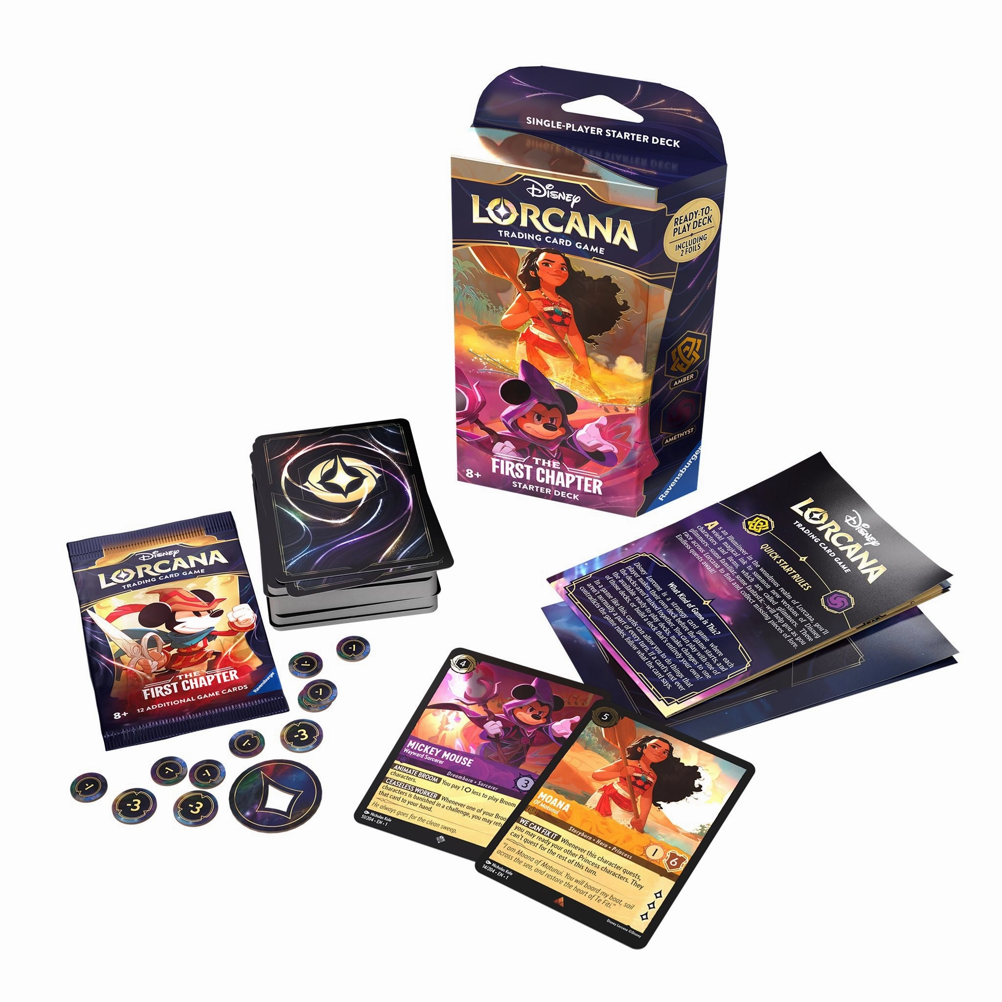 Disney Lorcana TCG S1 The First Chapter Starter Deck  The Heart Of Magic