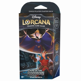 Disney Lorcana TCG S2 Rise Of Floodborn Starter Deck  Amber & Sapphire