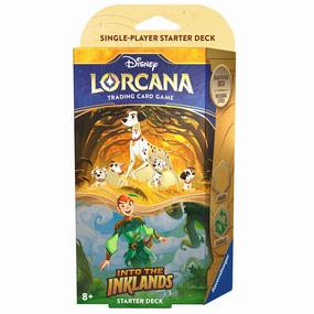 Disney Lorcana TCG S3 Into The Inklands Starter Deck  Amber & Emerald