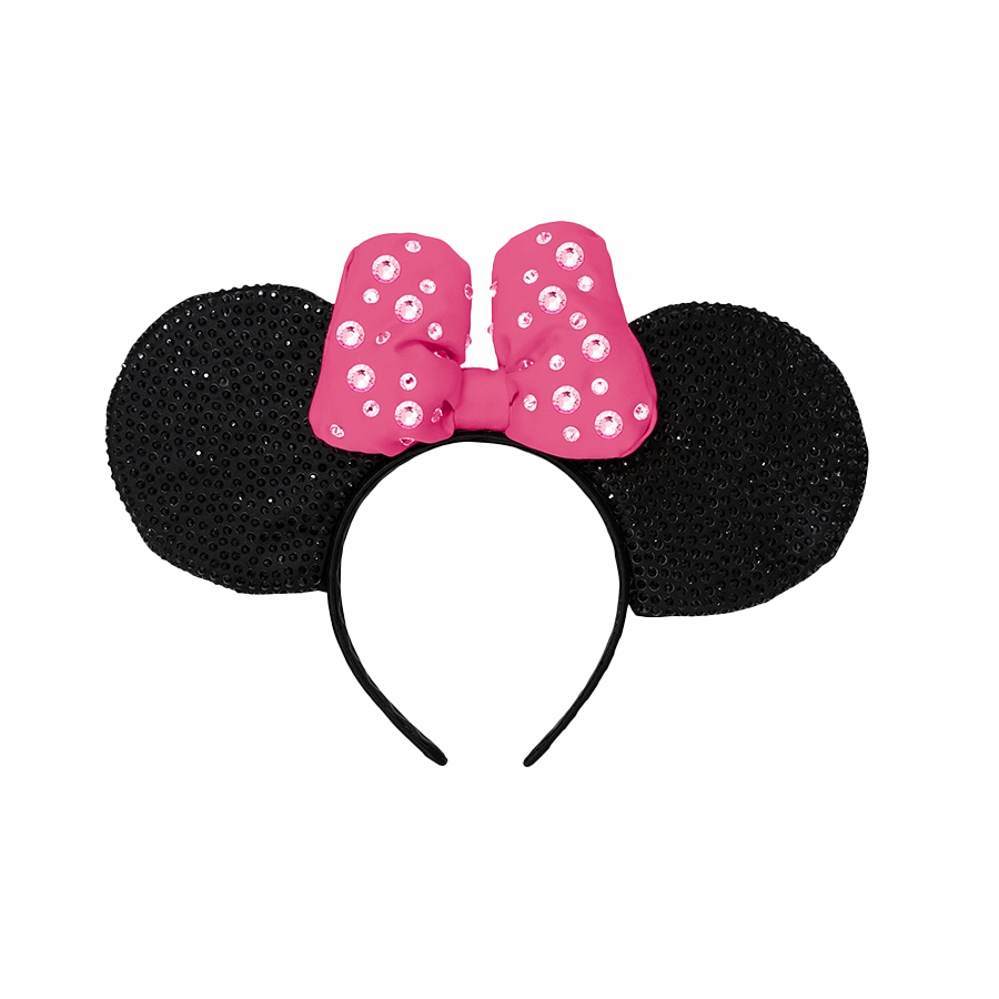 DISNEY MINNIE MOUSE PREMIUM PINK SPARKLE EARS