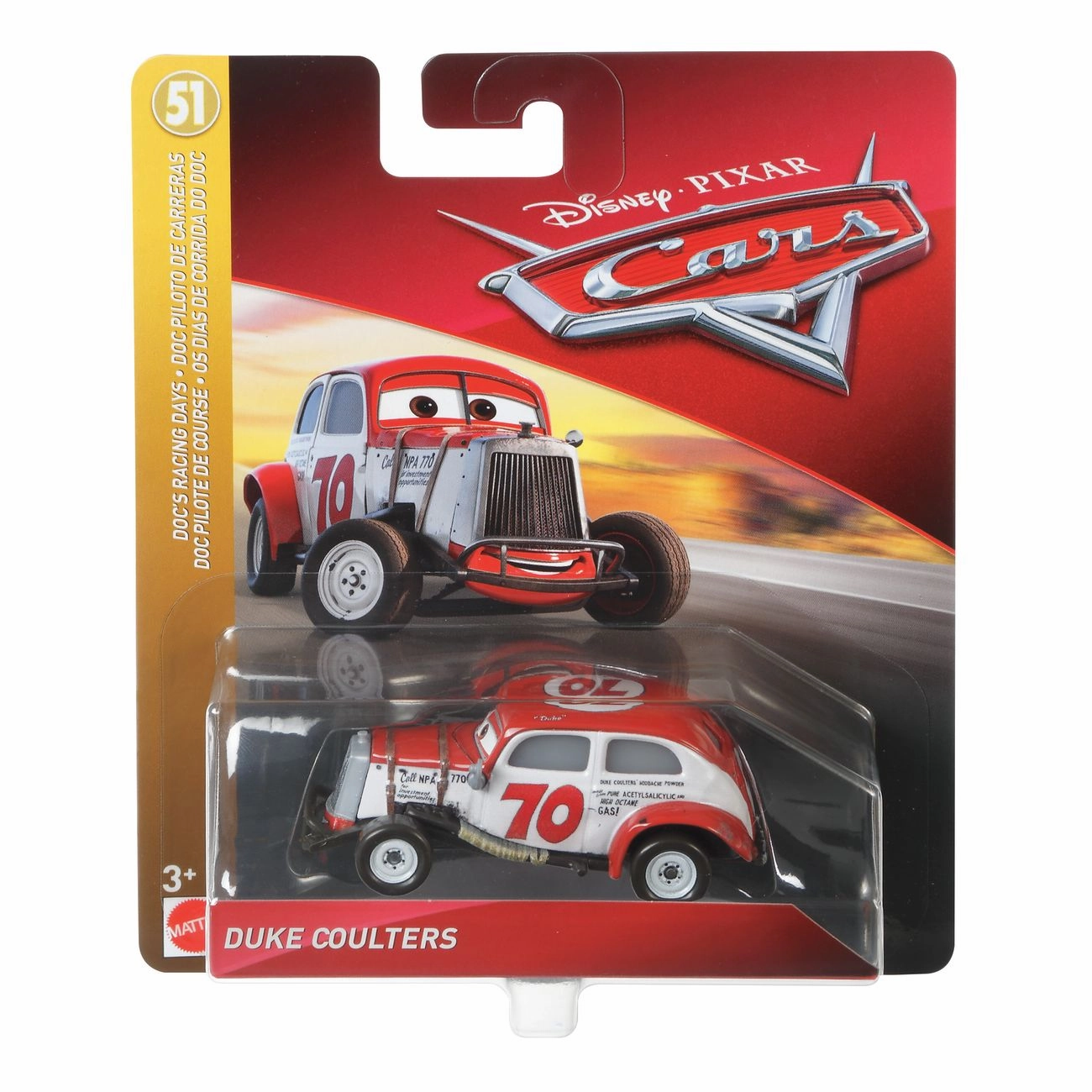 Disney Pixar Cars Character Car Duke Coulters