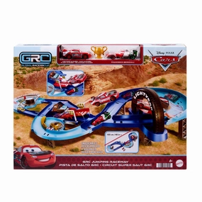 Disney Pixar Cars Global Racers Cup GRC Jumping Raceway Playset