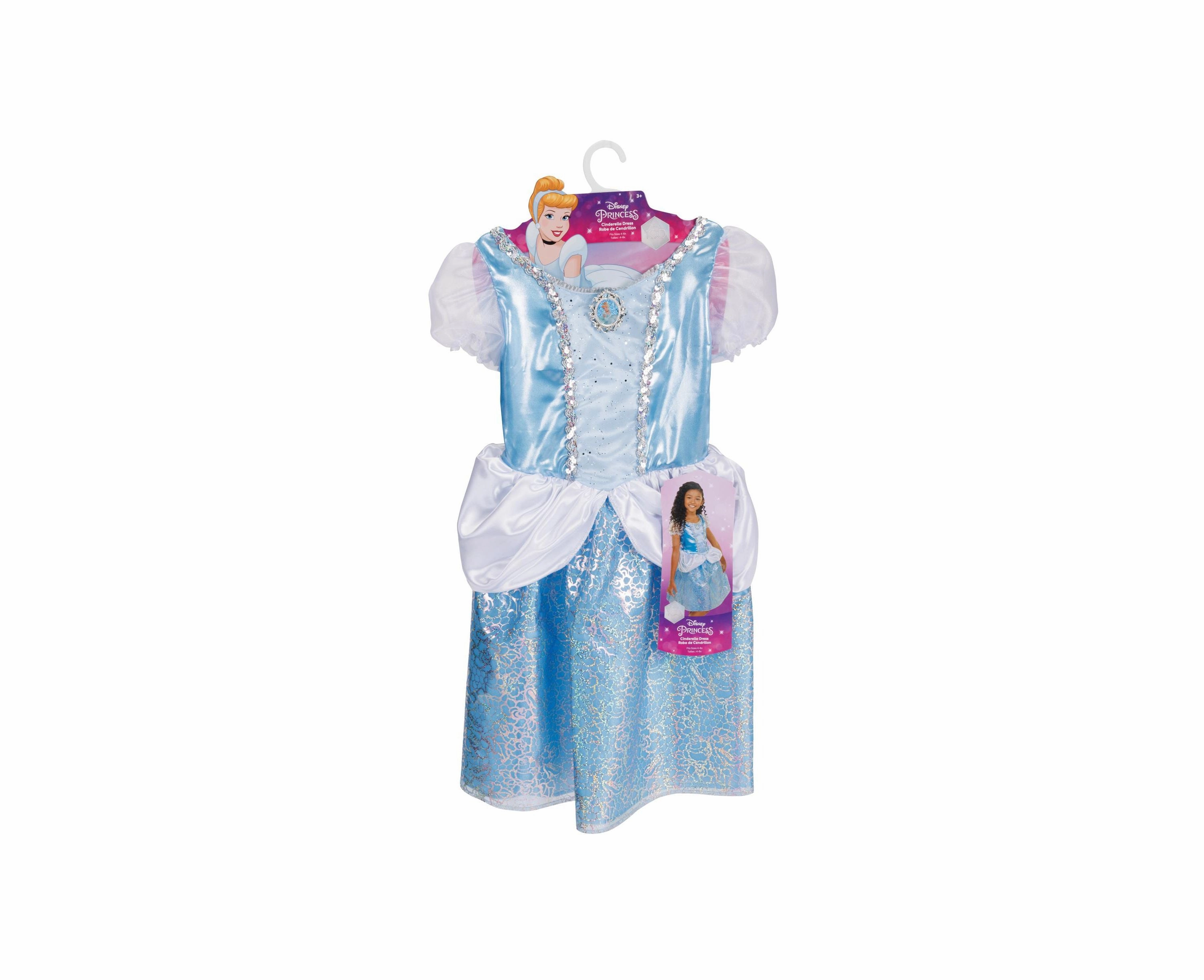 Disney Princess Cinderella Core Dress  Child Size 4-6X