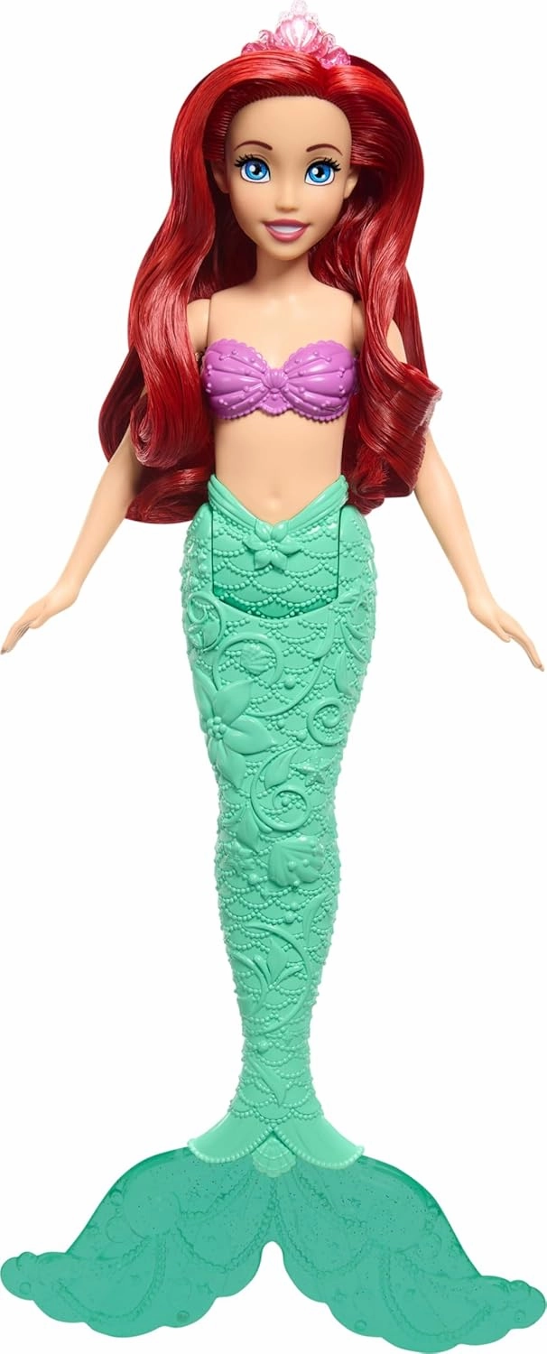 Disney Princess Mattel Ariel Mermaid Fashion Doll & 2 Mermaid Sister Dolls, Posable